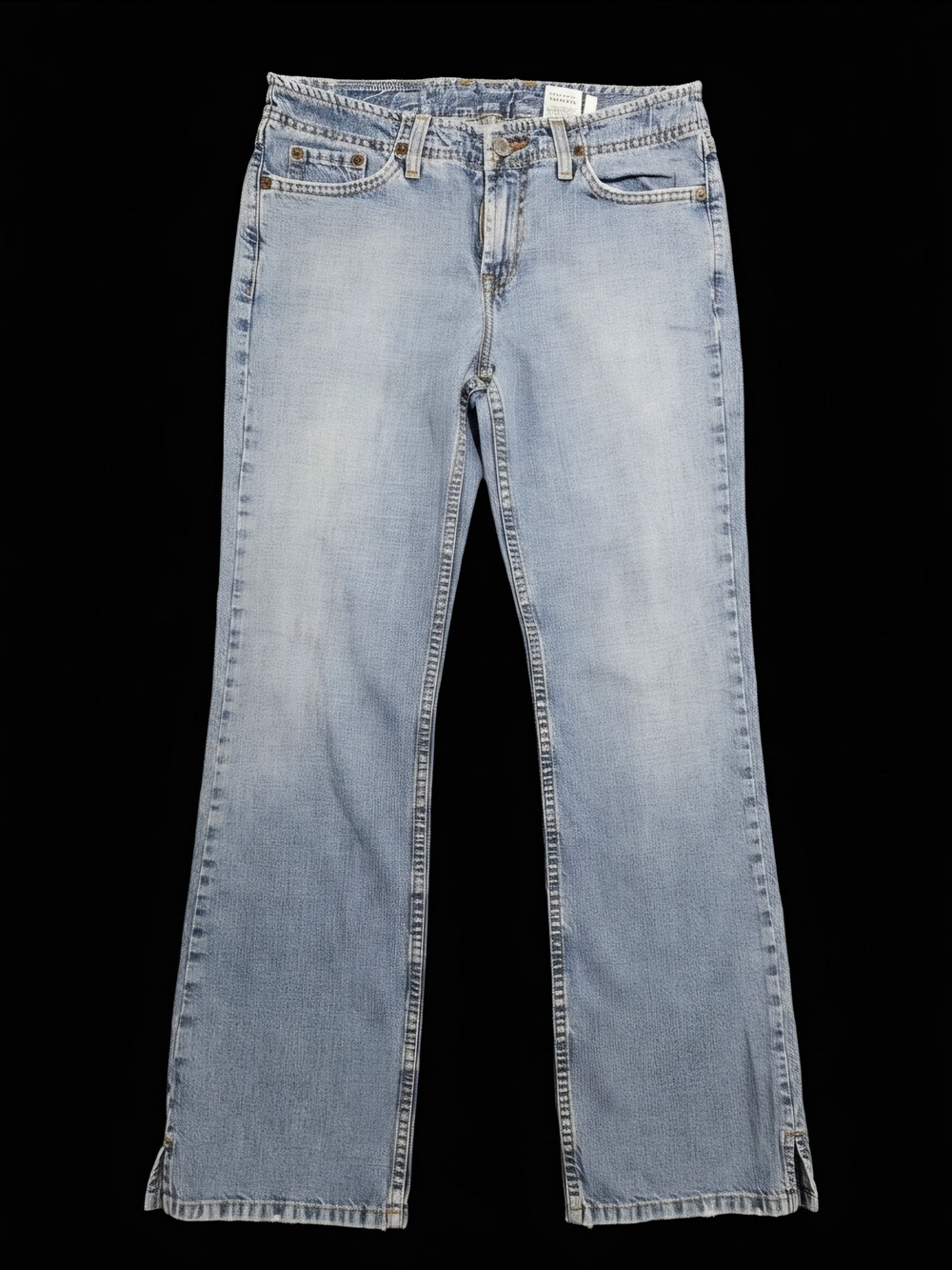 Lucky Brand Wonder Jeans Women's 4/27 Light Blue Regular Length Bootcut Midrise